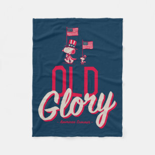 pinda's   American Summer Old Glory Fleece Deken