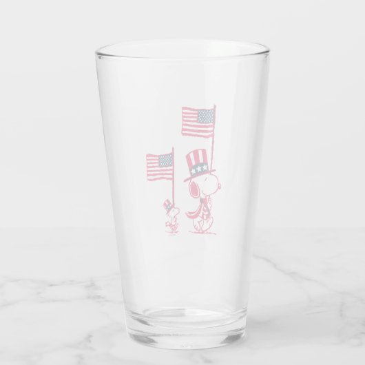 pinda's | American Summer Old Glory Glas (Achterkant)