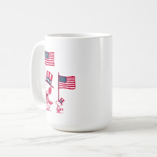 pinda's | American Summer Old Glory Koffiemok (Voorkant links)