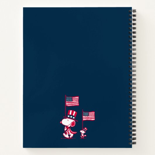 pinda's | American Summer Old Glory Notitieboek (Achterkant)