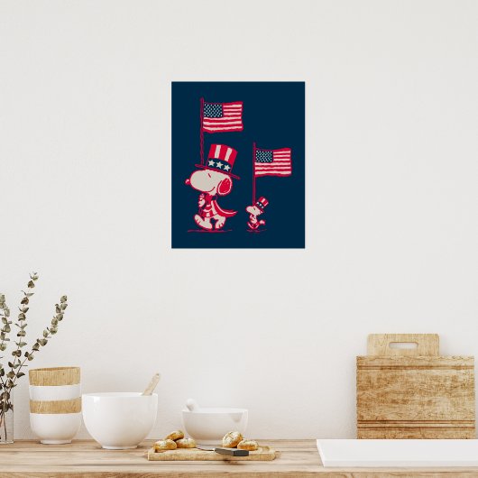 pinda's | American Summer Old Glory Poster (Keuken)