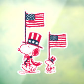 pinda's | American Summer Old Glory Raamsticker (Vel 3)