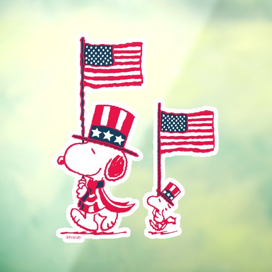 pinda's | American Summer Old Glory Raamsticker (Vel 3)