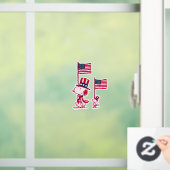 pinda's | American Summer Old Glory Raamsticker (Huis)