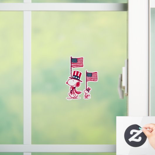 pinda's | American Summer Old Glory Raamsticker (Huis)