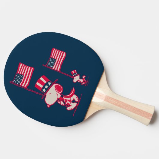pinda's | American Summer Old Glory Tafeltennisbatje (Zijkant)