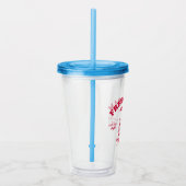 pinda's | Amerikaanse zomer vrij van roam Acryl Drinkbeker (Rechts)