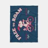 pinda's | Amerikaanse zomer vrij van roam Fleece Deken (Voorkant)