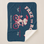 pinda's | Amerikaanse zomer vrij van roam Sherpa Deken (Voorkant)