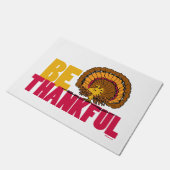 pinda's | Be Thankful Woodstock Turkije Deurmat (Schuin)