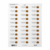 pinda's | Be Thankful Woodstock Turkije Etiket (Full Sheet)