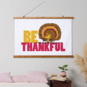 pinda's | Be Thankful Woodstock Turkije Hangend Wandkleed (Slaapkamer)
