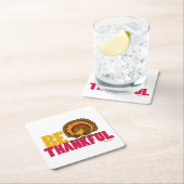 pinda's | Be Thankful Woodstock Turkije Kartonnen Onderzetters (Insitu)