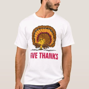 pinda's   Be Thankful Woodstock Turkije T-shirt