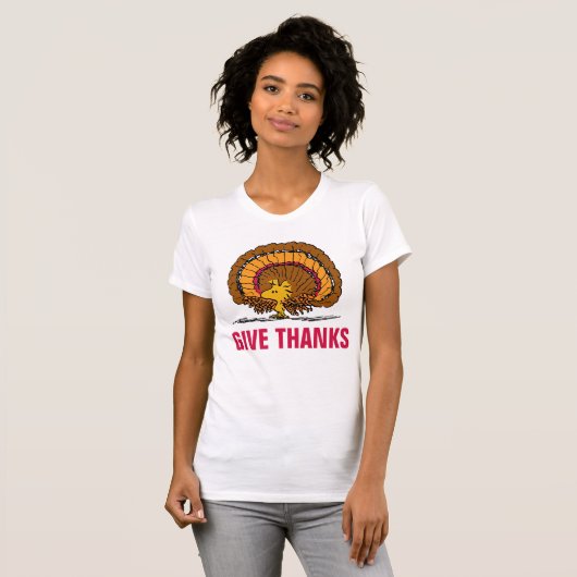 pinda's | Be Thankful Woodstock Turkije T-shirt (Voorkant volledig)