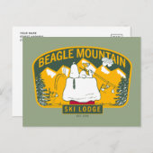 pinda's | Bergberg Ski Lodge Briefkaart (Voorkant / Achterkant)