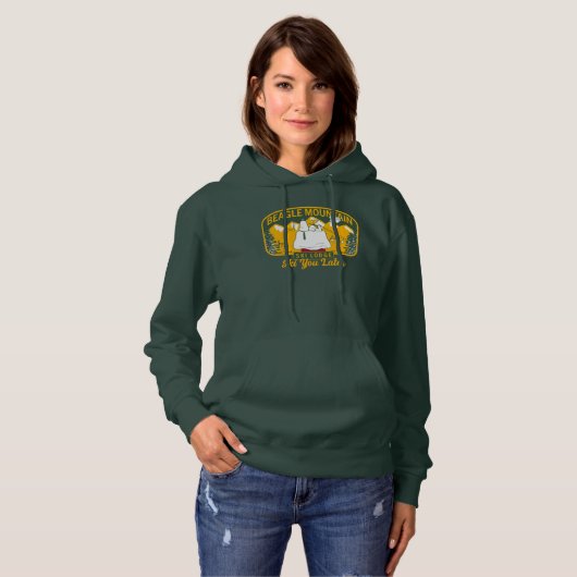 pinda's | Bergberg Ski Lodge Hoodie (Voorkant volledig)