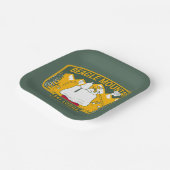 pinda's | Bergberg Ski Lodge Papieren Bordje (Gebogen)