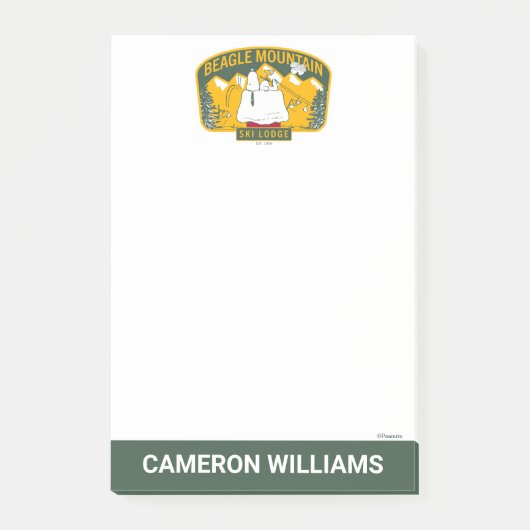 pinda's | Bergberg Ski Lodge Post-it® Notes (Voorkant)
