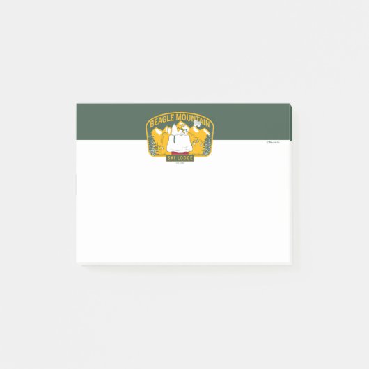 pinda's | Bergberg Ski Lodge Post-it® Notes (Voorkant)