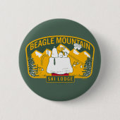 pinda's | Bergberg Ski Lodge Ronde Button 5,7 Cm (Voorkant)