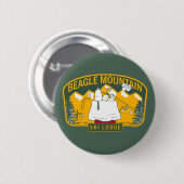 pinda's | Bergberg Ski Lodge Ronde Button 5,7 Cm (Voorkant /achterkant)