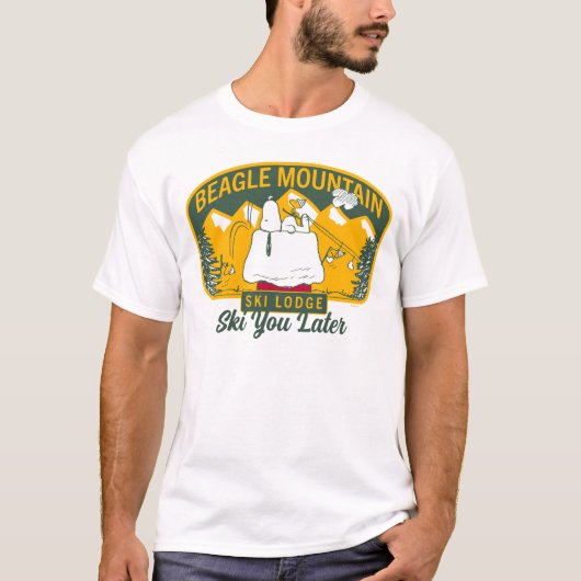 pinda's | Bergberg Ski Lodge T-shirt (Voorkant)