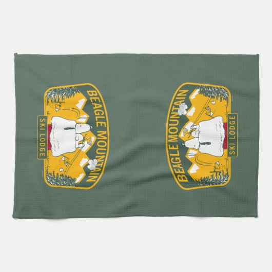 pinda's | Bergberg Ski Lodge Theedoek (Horizontaal)