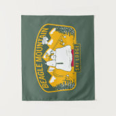 pinda's | Bergberg Ski Lodge Wandkleed (Voorkant)