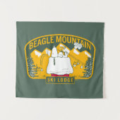 pinda's | Bergberg Ski Lodge Wandkleed (Voorkant (horizontaal))