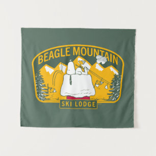 pinda's   Bergberg Ski Lodge Wandkleed