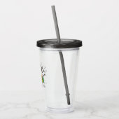 Pinda's Beste Wensen Afstuderen Snoopy Lezen Acryl Drinkbeker (Links)