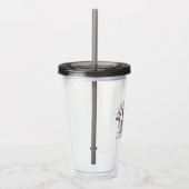 Pinda's Beste Wensen Afstuderen Snoopy Lezen Acryl Drinkbeker (Rechts)