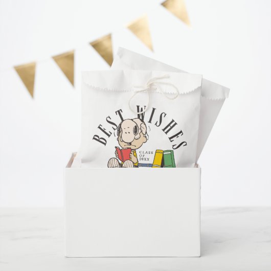 Pinda's Beste Wensen Afstuderen Snoopy Lezen Bedankzakje (Feest)