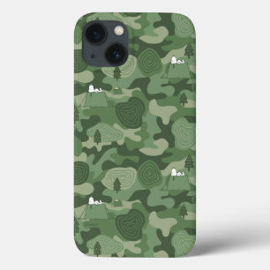 pinda's Camouflage in Snoopy & Woodstock Case-Mate iPhone Case