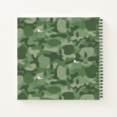pinda's | Camouflage in Snoopy & Woodstock Notitieboek (Achterkant)