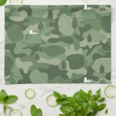 pinda's | Camouflage in Snoopy & Woodstock Theedoek (Gevouwen)