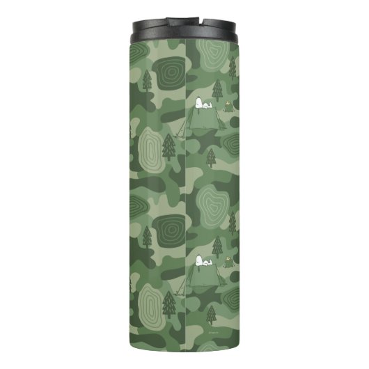 pinda's | Camouflage in Snoopy & Woodstock Thermosbeker (Achterkant)