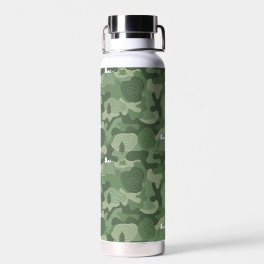 pinda's | Camouflage in Snoopy & Woodstock Waterfles (Achterkant)