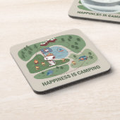 pinda's | Camp Kaart Snoopy & Woodstock Bier Onderzetter (Linkerzijde)