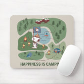 pinda's | Camp Kaart Snoopy & Woodstock Muismat (Met muis)