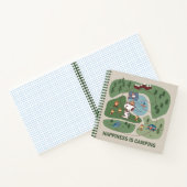 pinda's | Camp Kaart Snoopy & Woodstock Notitieboek (Binnen)