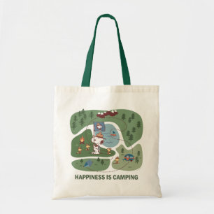 pinda's Camp Kaart Snoopy & Woodstock Tote Bag