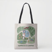 pinda's | Camp Kaart Snoopy & Woodstock Tote Bag (Voorkant)