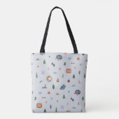 pinda's | Camp Kaart Snoopy & Woodstock Tote Bag (Achterkant)
