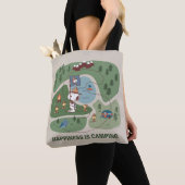 pinda's | Camp Kaart Snoopy & Woodstock Tote Bag (Dichtbij)