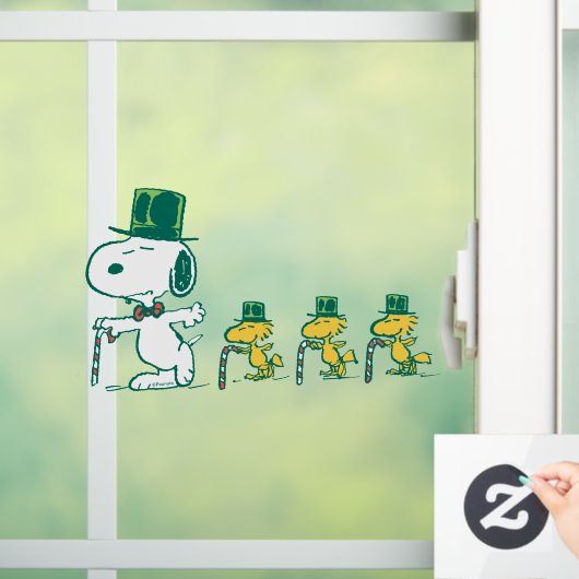 pinda's | Candy Cane Cuties Raamsticker (Huis)