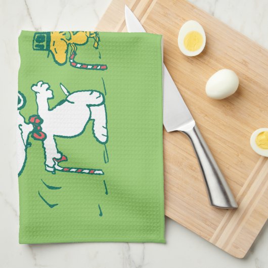 pinda's | Candy Cane Cuties Theedoek (Quarter Fold)