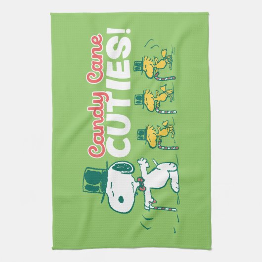 pinda's | Candy Cane Cuties Theedoek (Verticaal)