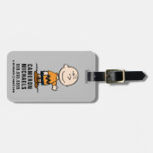 pinda's | Charlie Brown Bagagelabel (Voorkant horizontaal)